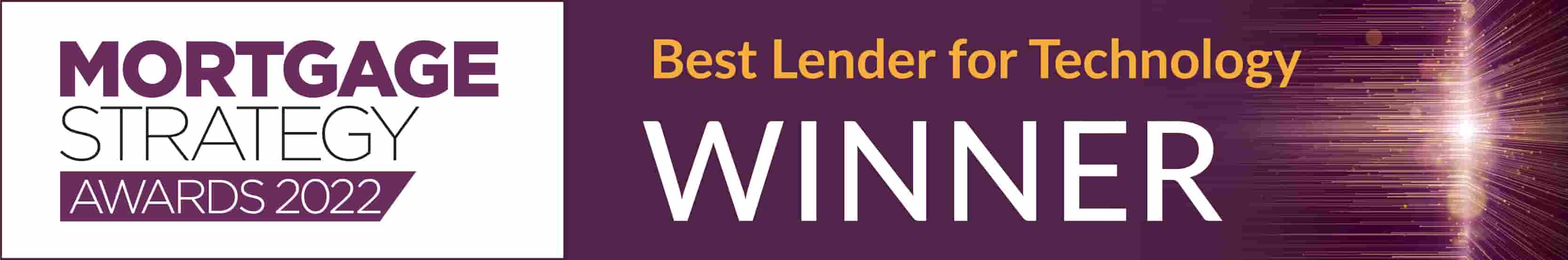 Best Lender for Technology - Mortgage Strategy Awards 2022